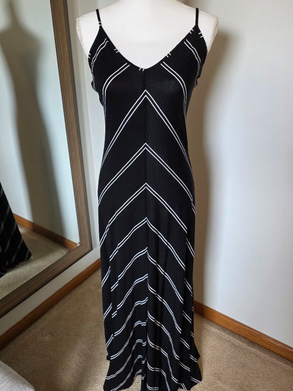 Loft Spaghetti Strap Maxi Dress